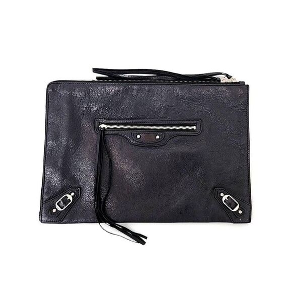 Pre Loved balenciaga Women black | black Clutches - Picture 1 of 5